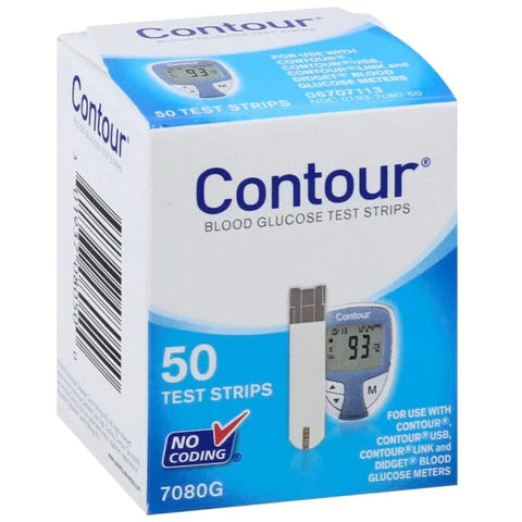 Bayer Contour Glucose Test Strips (50 Count)