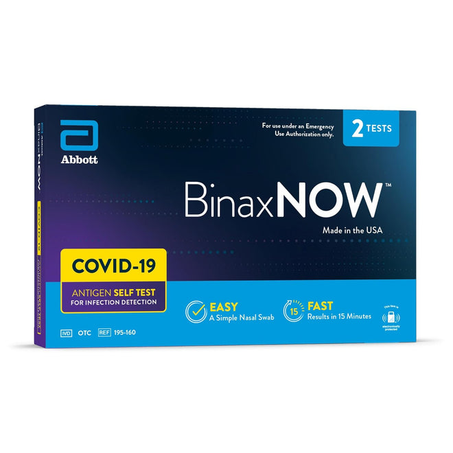 Load image into Gallery viewer, BinaxNOW Covid-19 Antigen Self Test, 2 Tests
