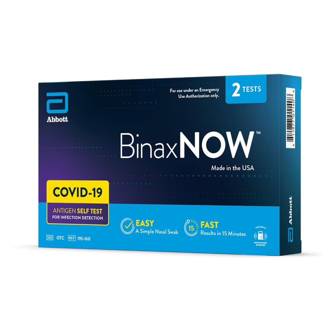 Load image into Gallery viewer, BinaxNOW Covid-19 Antigen Self Test, 2 Tests
