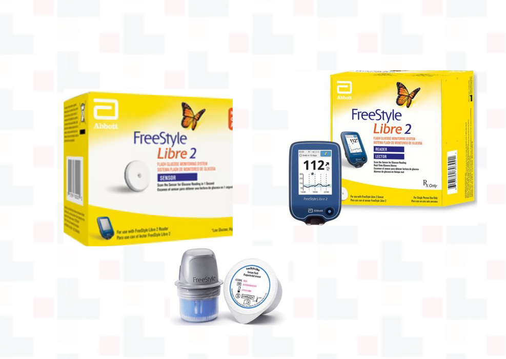 Freestyle Libre 2 Reader + Sensor Combo Pack