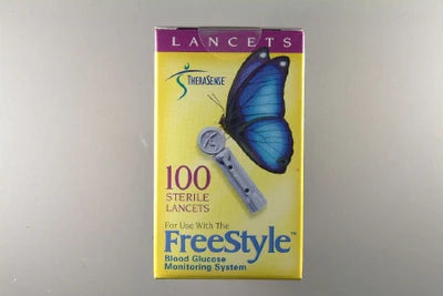 FreeStyle Sterile Lancets, 28G, 100/bx