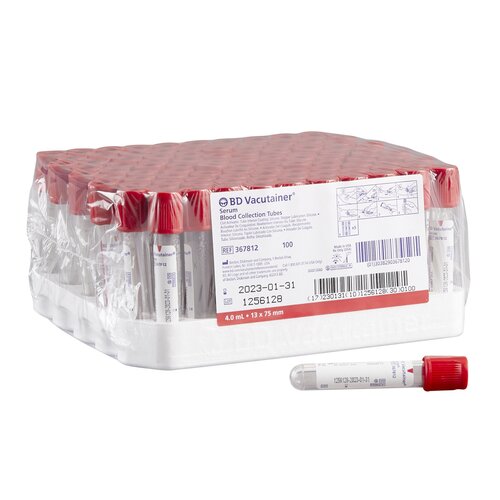 BD Vacutainer® SST™ Venous Blood Collection Tube Clot Activator / Separator Gel Additive 8.5 mL Conventional Closure Plastic Tube